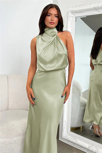 Violeta | Vestido Drapeado Sahara
