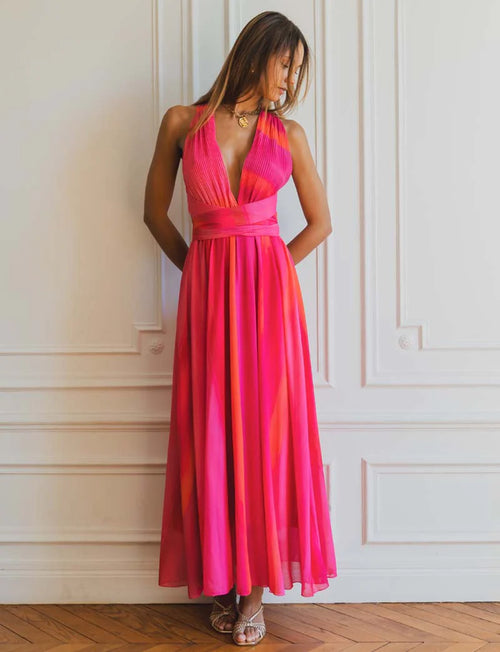 Camille | Vestido Fucsia