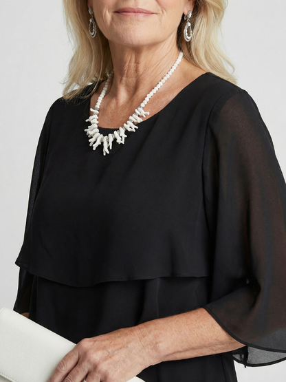 Brent | Vestido midi en capas