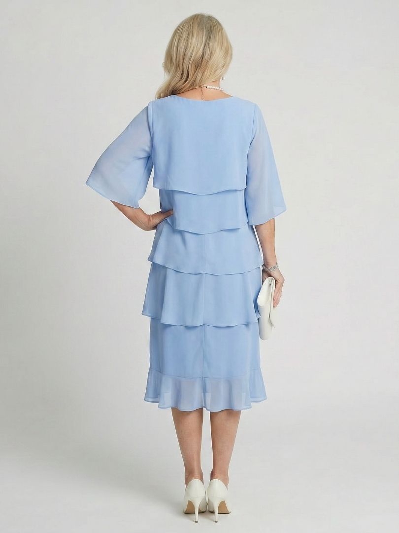 Brent | Vestido midi en capas