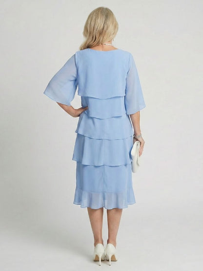 Brent | Vestido midi en capas