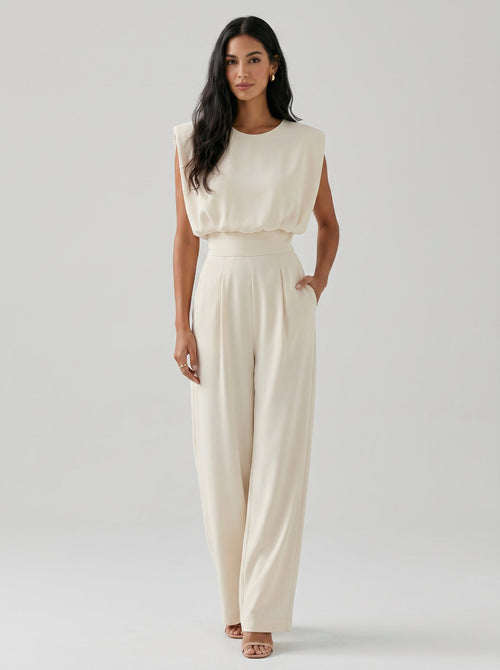 Aria | Mono con cintura elegante