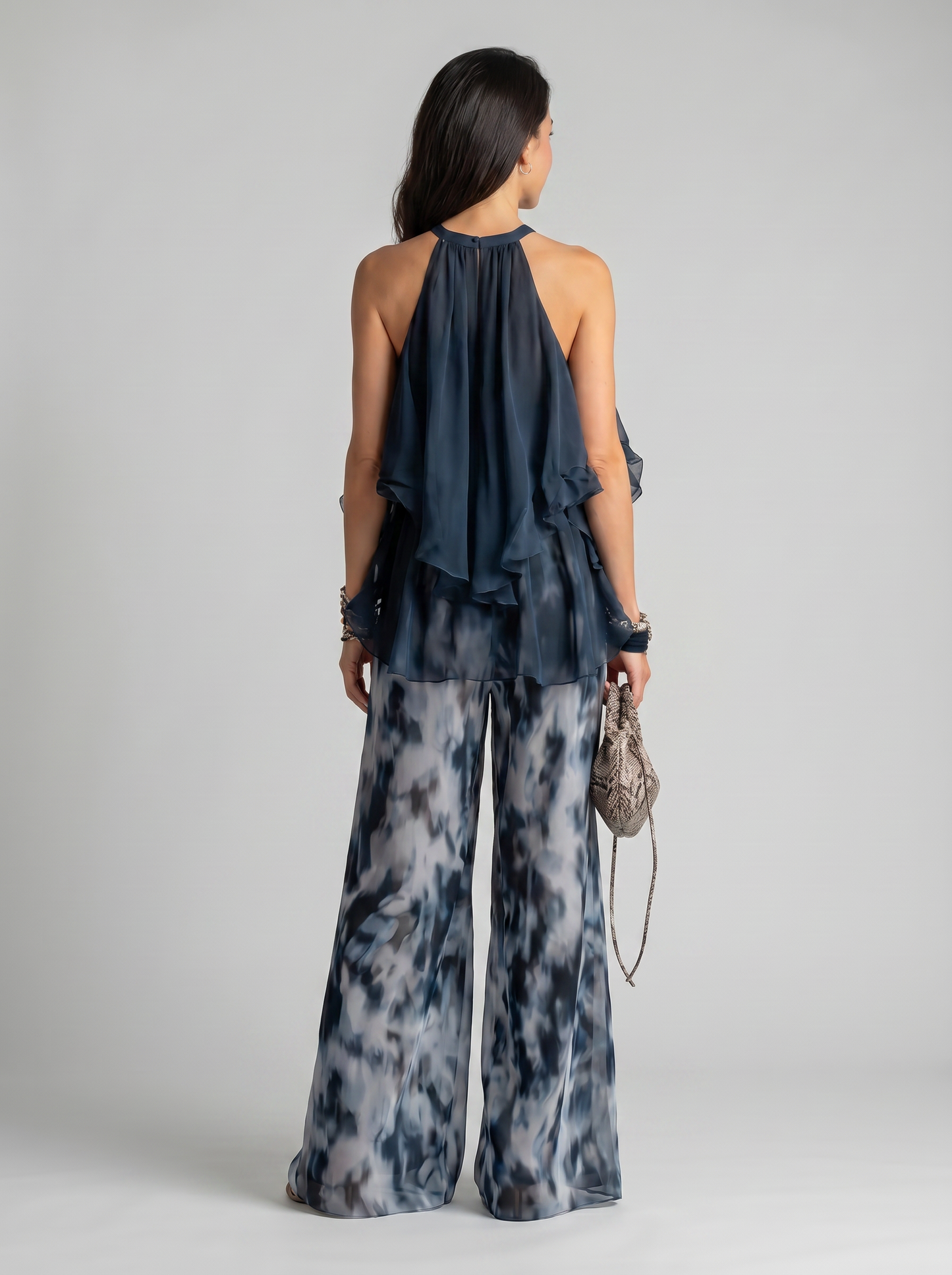 Élise | Conjunto elegante y ligero con top fluido y pantalones anchos