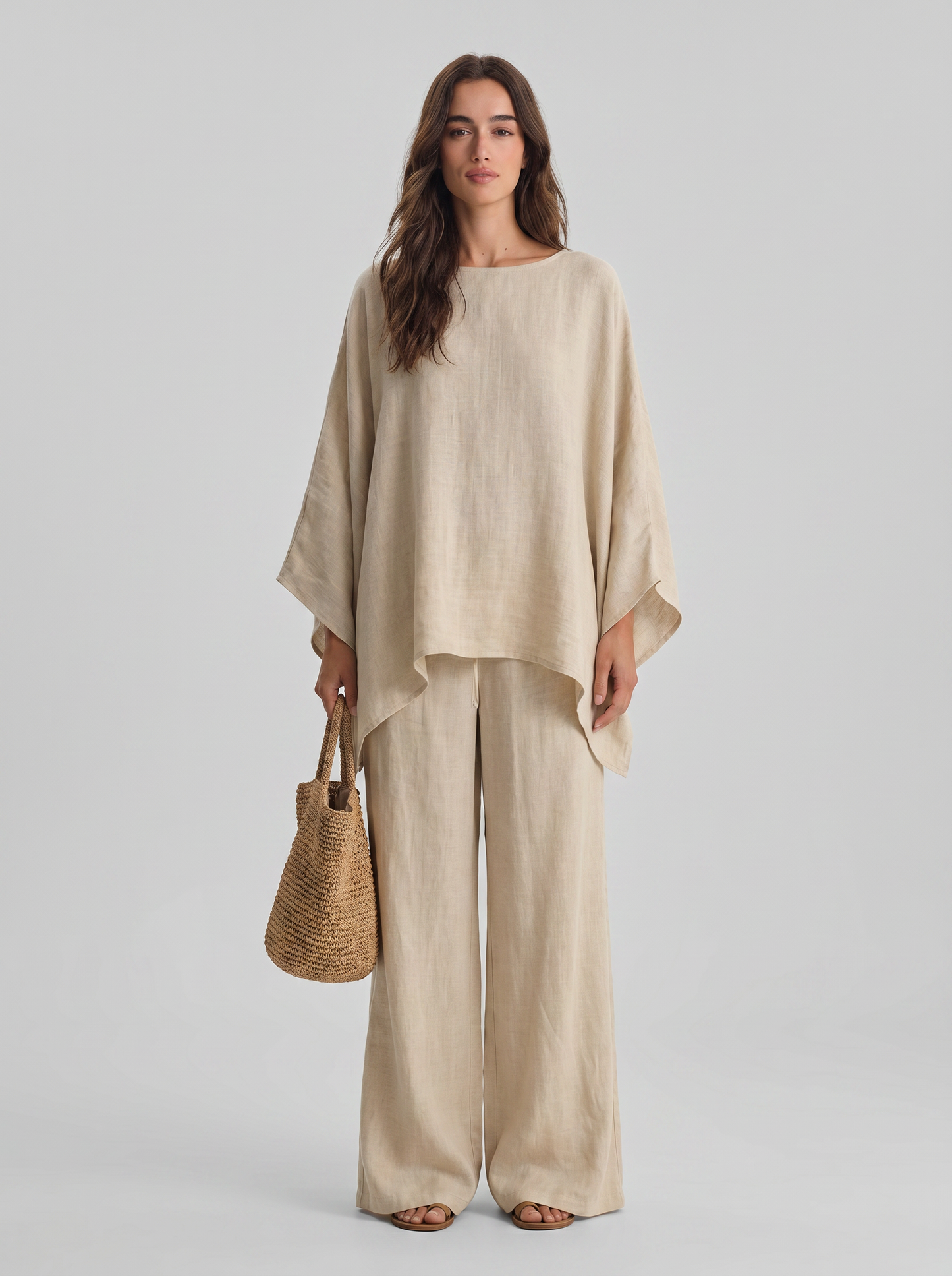 Cristina | Conjunto de Dos Piezas con manga larga y pantalón ancho