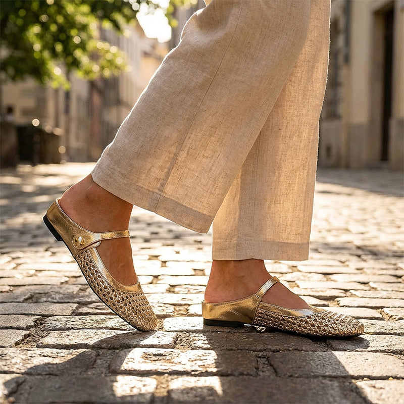 Berta | Mules Mary-Jane Sin Talón