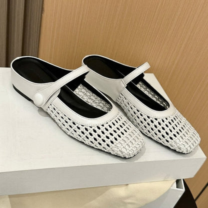 Berta | Mules Mary-Jane Sin Talón